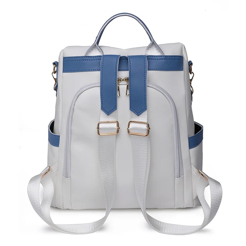 Chic Colorblock Backpack