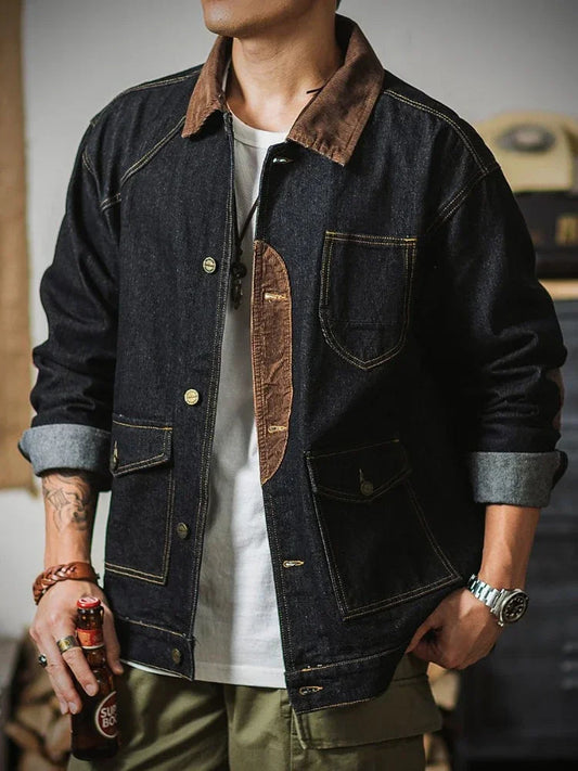 Heritage Black Denim Jean Jacket