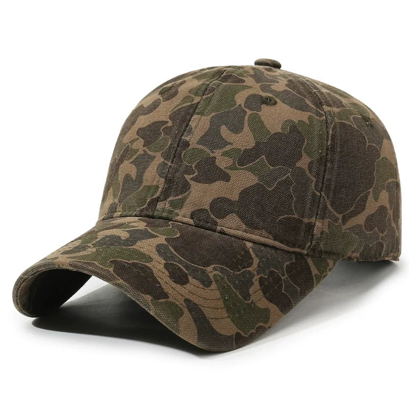 Vintage Washed Camo Cap