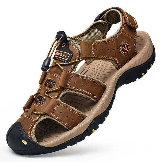 Classic Fit Men’s Leather Sandals