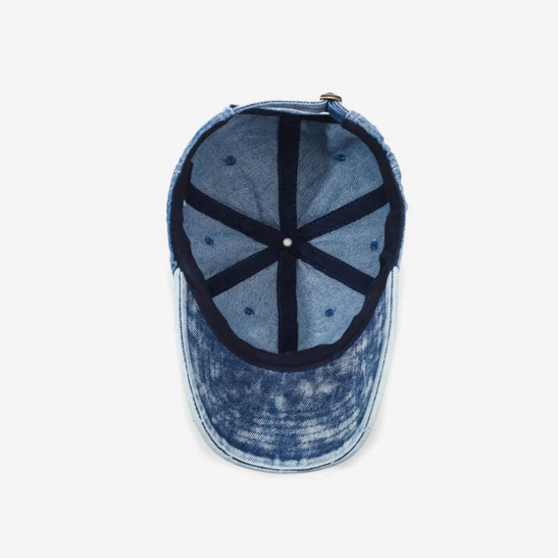 Retro Denim Sports Cap