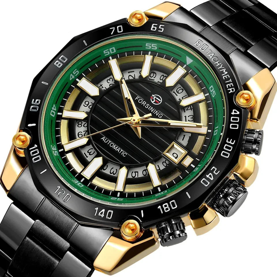 Phantom Steel Automatic Skeleton Watch