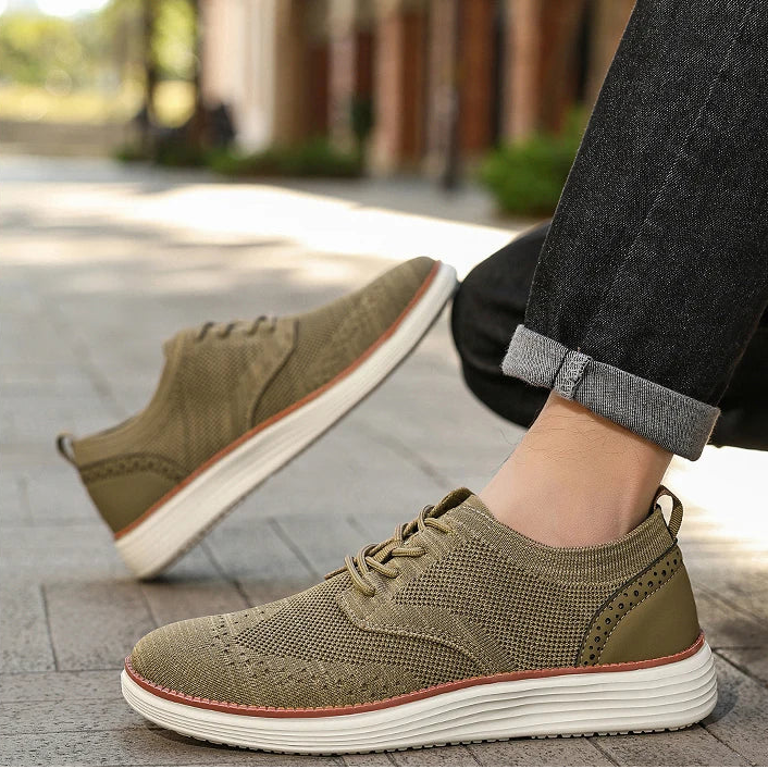 Wingtip Lace-Up Oxfords