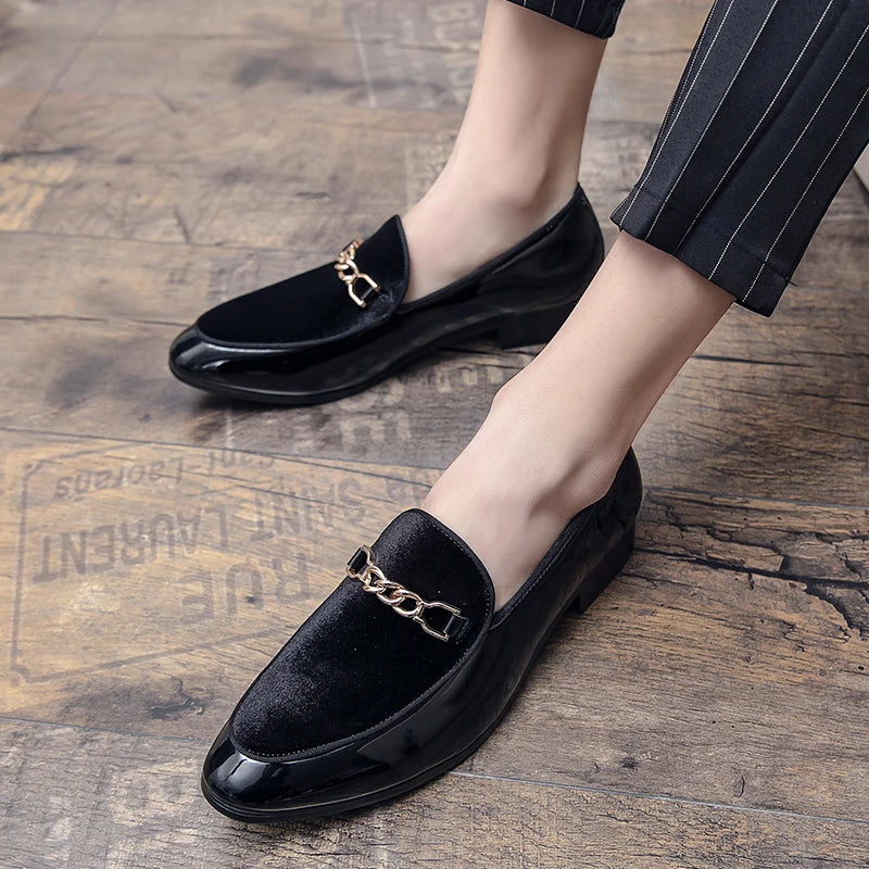 Midnight Velvet Loafers