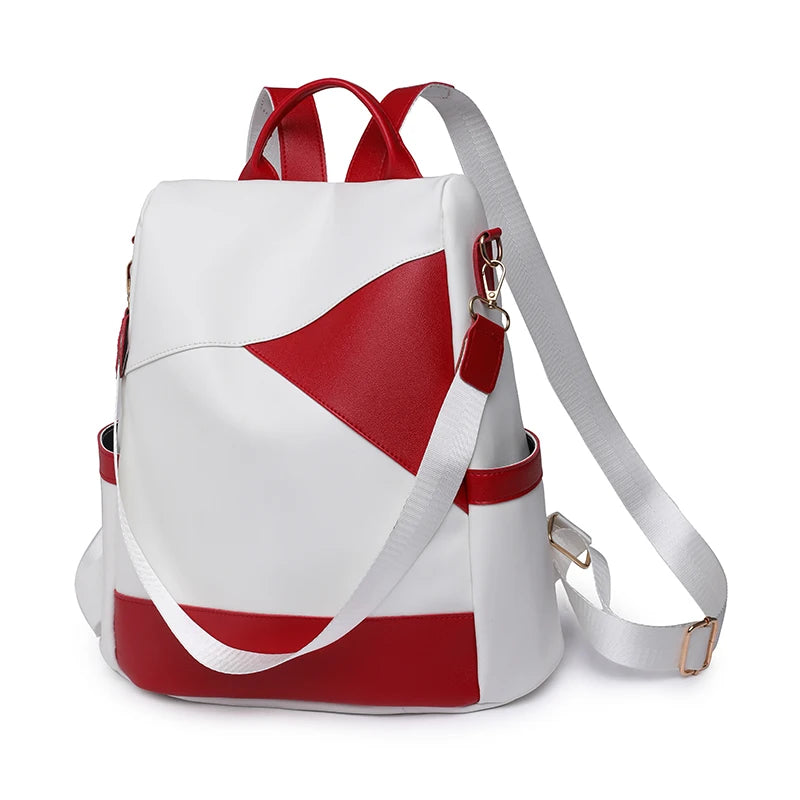 Chic Colorblock Backpack