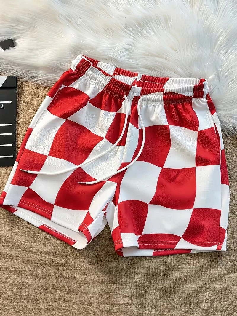 Checkerboard Lounge Shorts