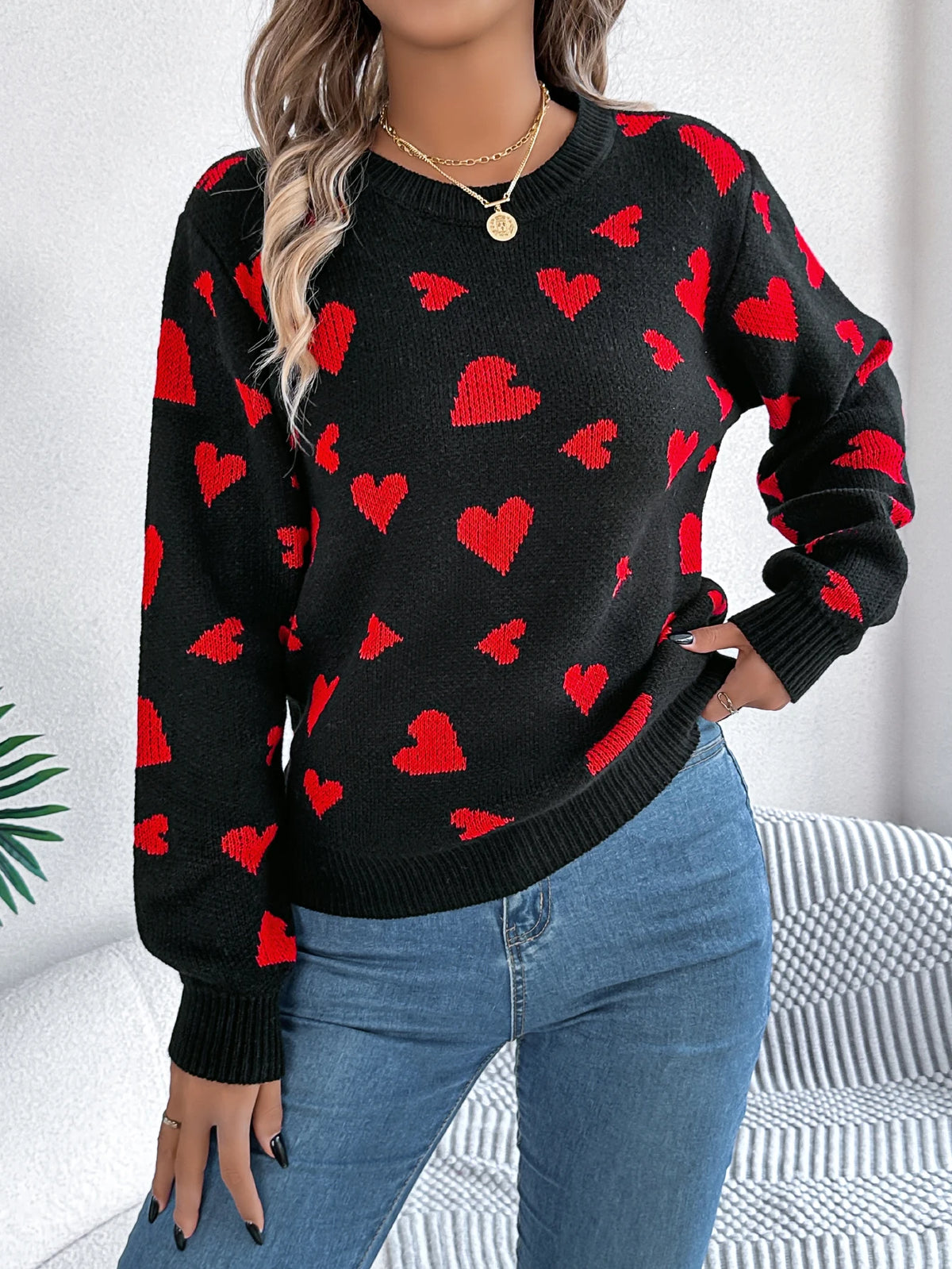 Heart Love Knit Sweater
