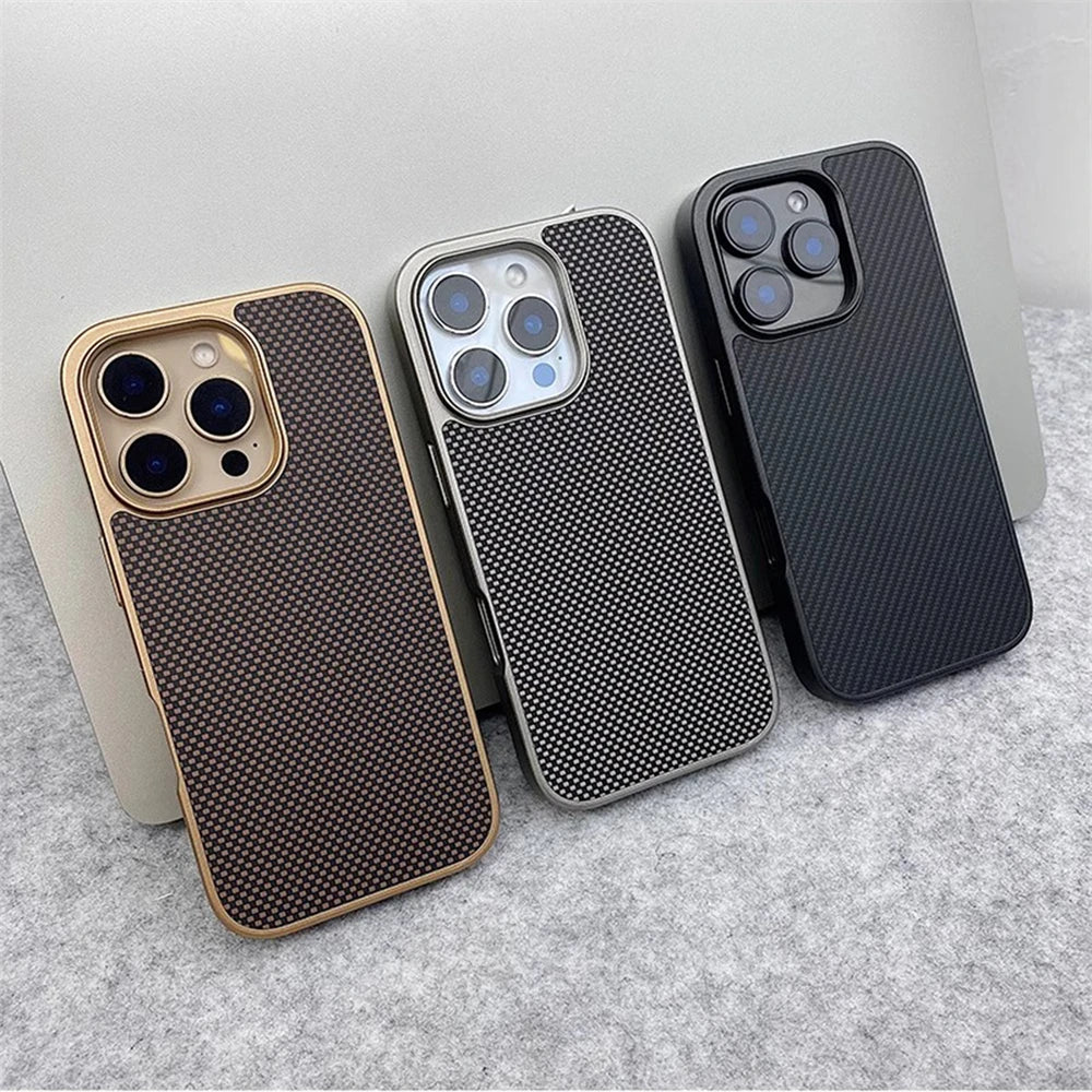 Luxury Carbon Fiber iPhone Case