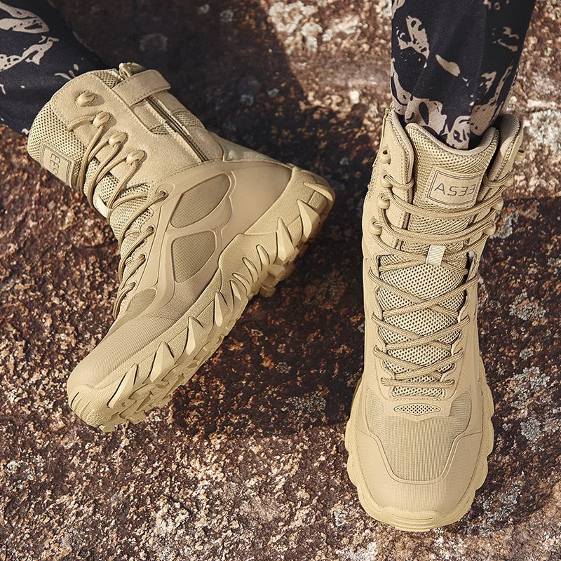 Desert Raider High-Top Combat Boots