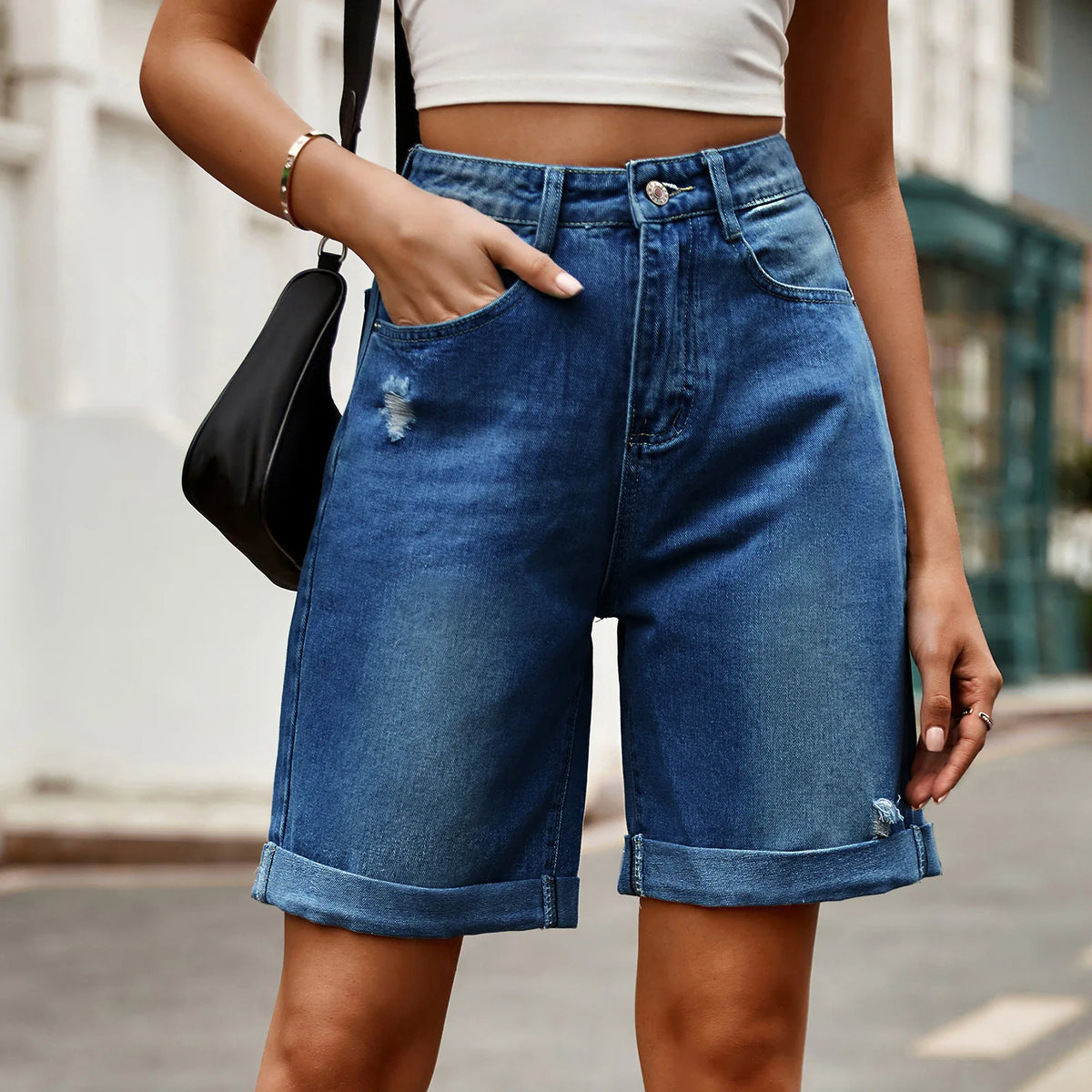 Relaxed Fit Vintage Wash Shorts