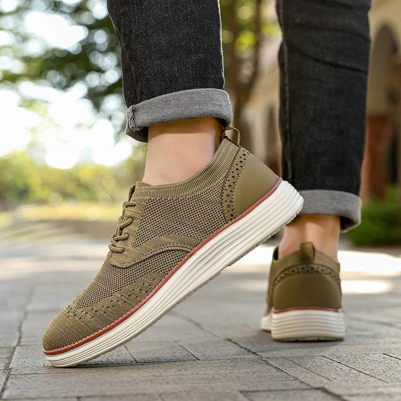 Wingtip Lace-Up Oxfords