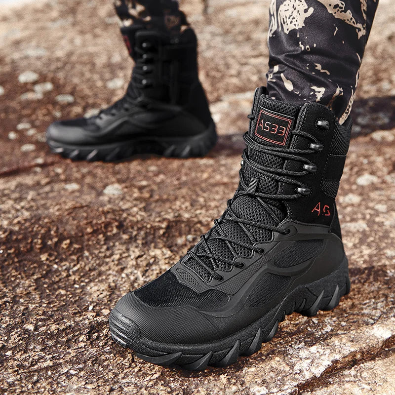 Desert Raider High-Top Combat Boots
