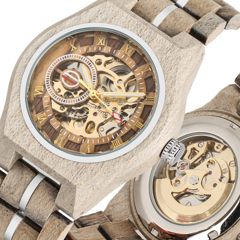 Vintage Timber Timepiece