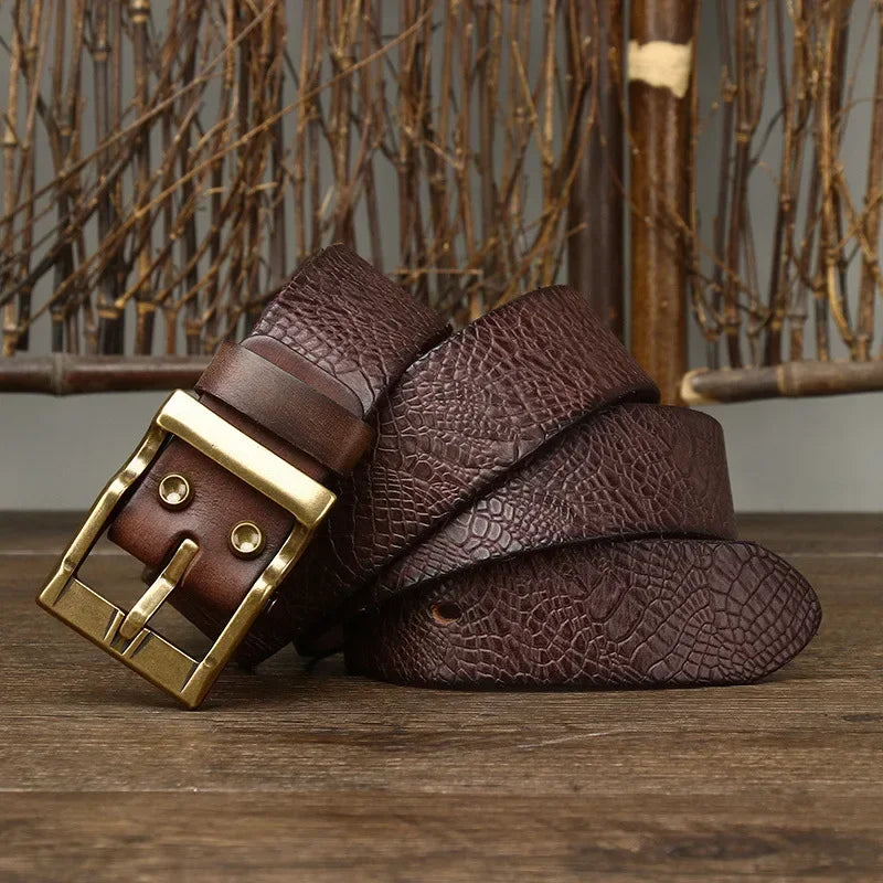 Genuine Cowhide Casual Belt