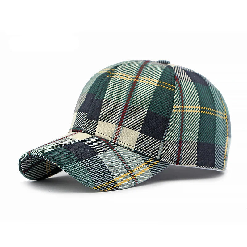 Plaid Point Cap
