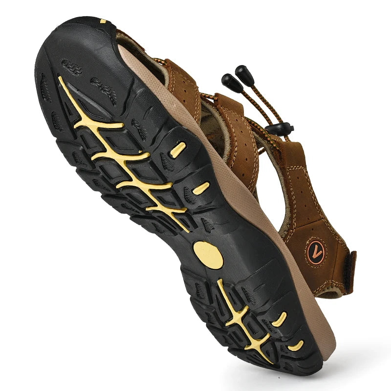 Classic Fit Men’s Leather Sandals