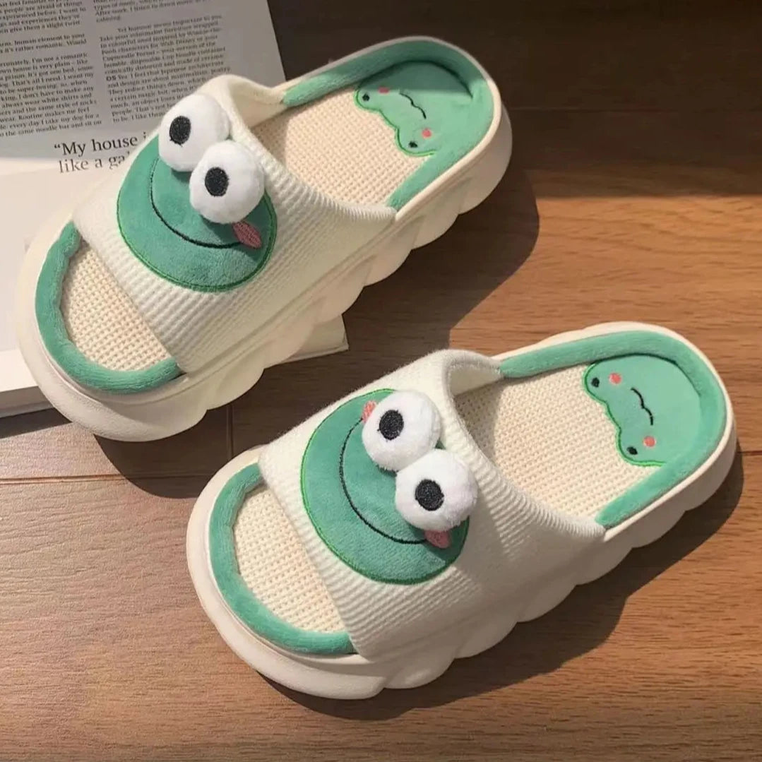 Cozy Frog Slippers