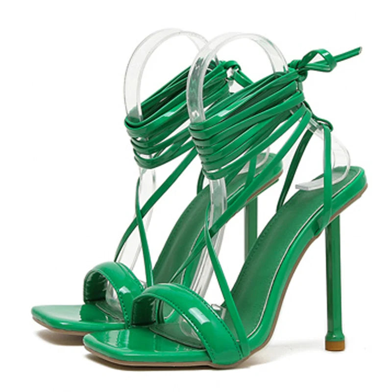 Verde Vixen Lace-Ups