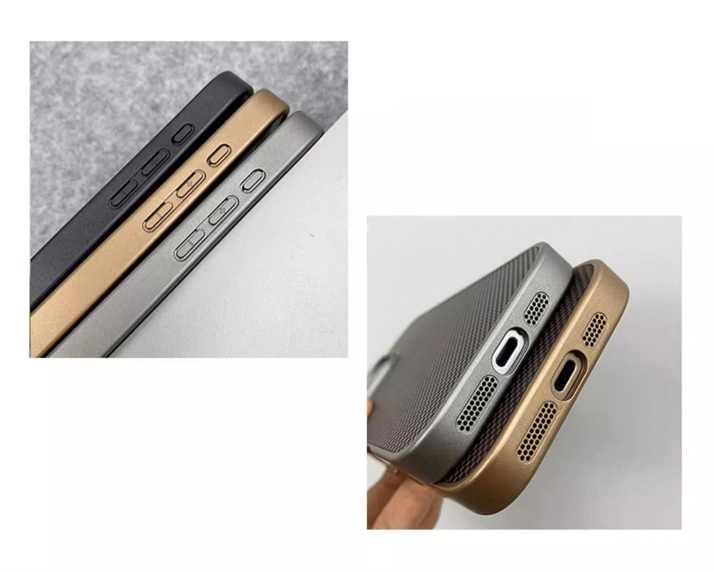 Luxury Carbon Fiber iPhone Case