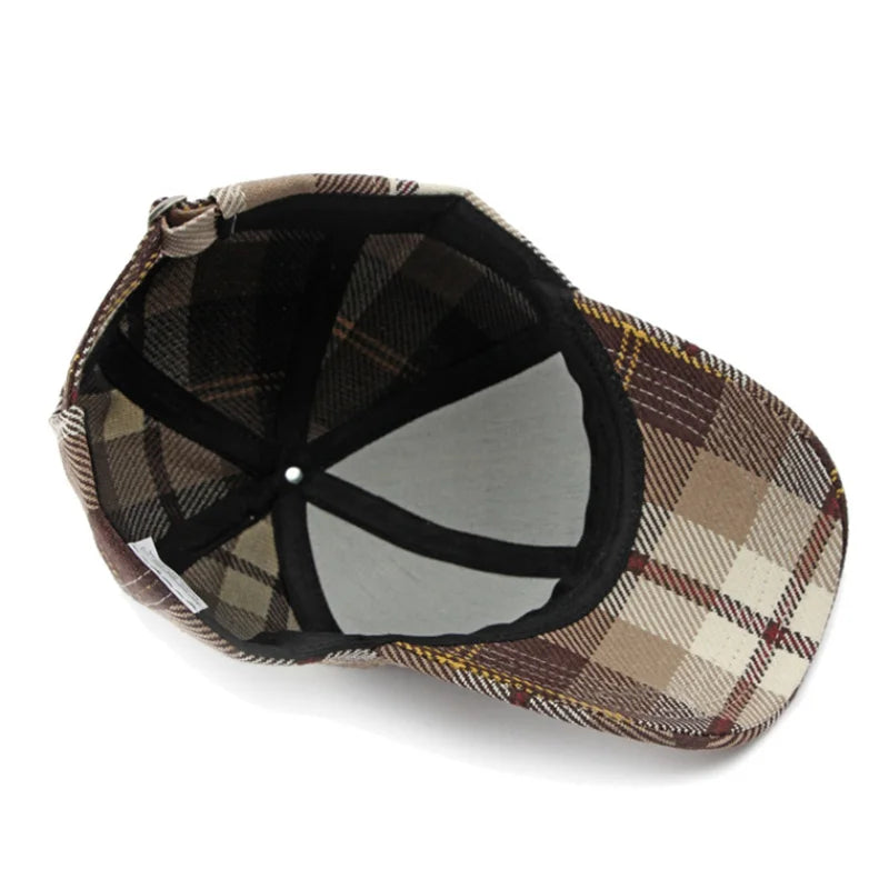 Plaid Point Cap