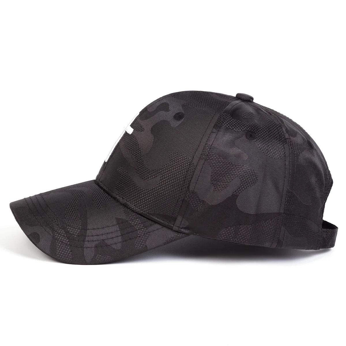 Black Camo Cross Cap