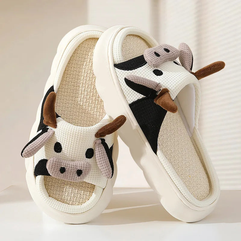 Moo Cozy House Slippers