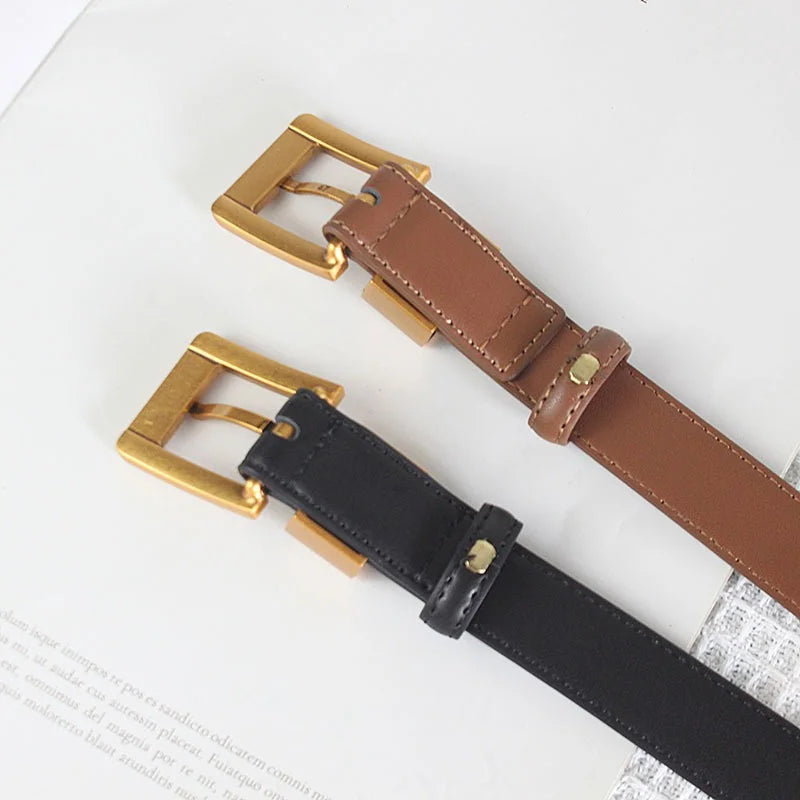 Sable Form Leather Belt