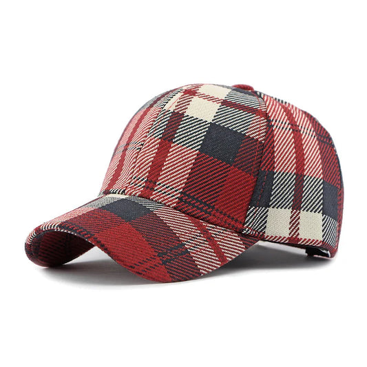 Plaid Point Cap