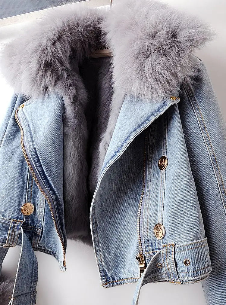 Arctic Fur Denim Jacket