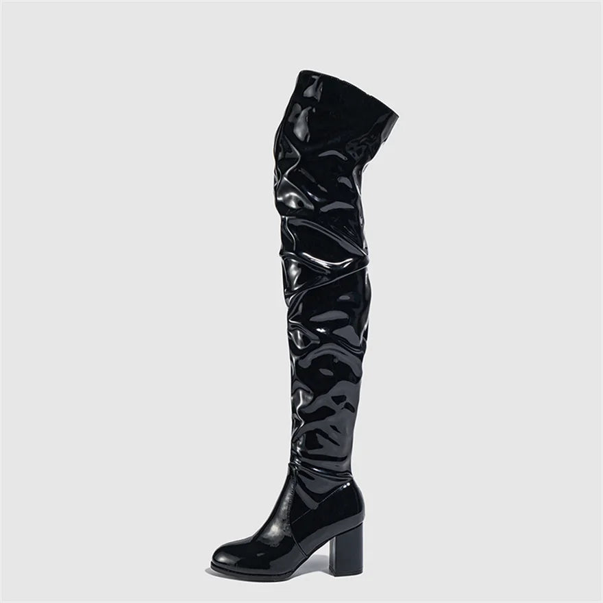 Rebel Rider Leather Boots