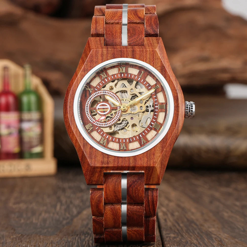Vintage Timber Timepiece