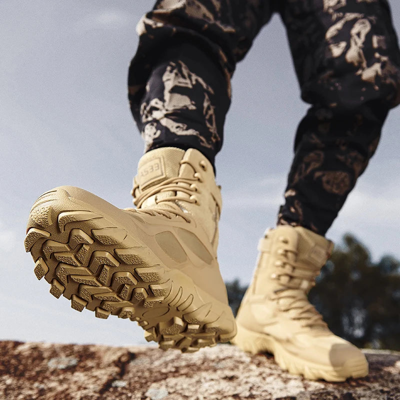 Desert Raider High-Top Combat Boots