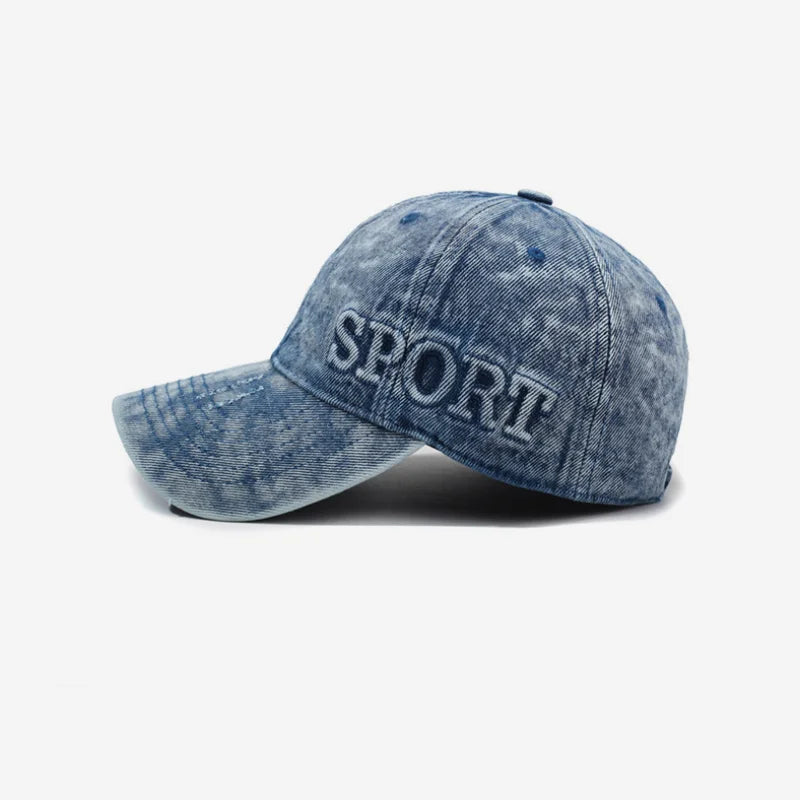 Retro Denim Sports Cap