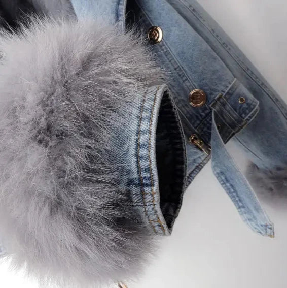 Arctic Fur Denim Jacket