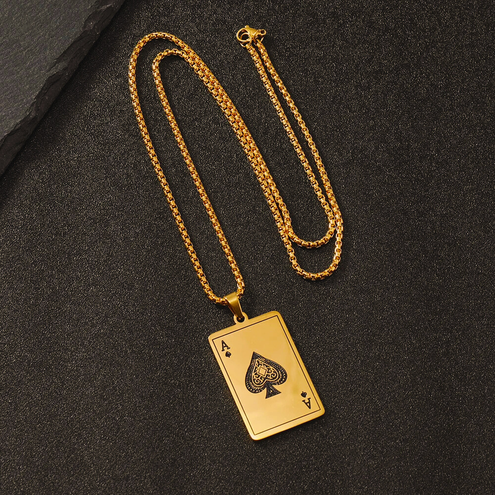 Ace of Spades Pendant