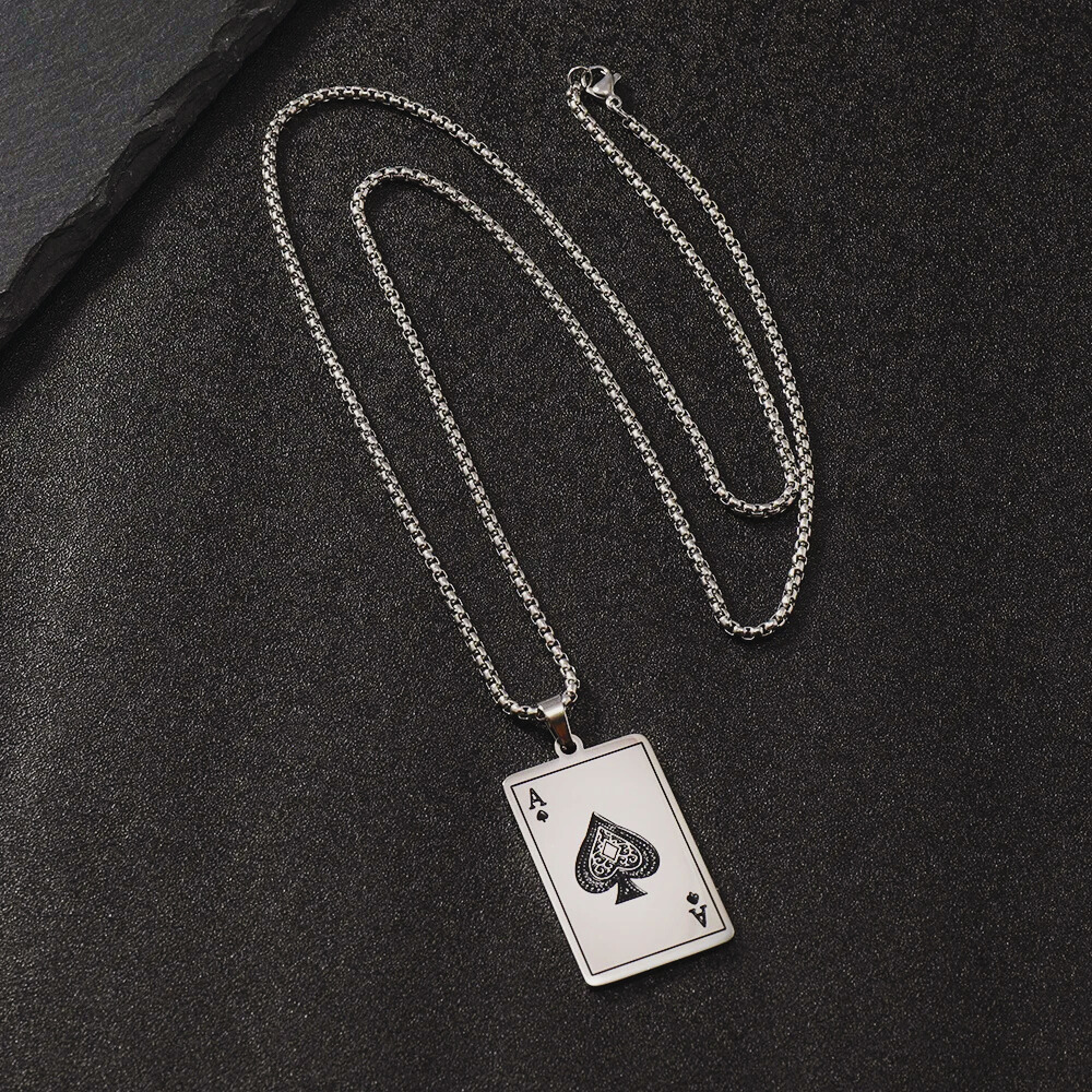 Ace of Spades Pendant