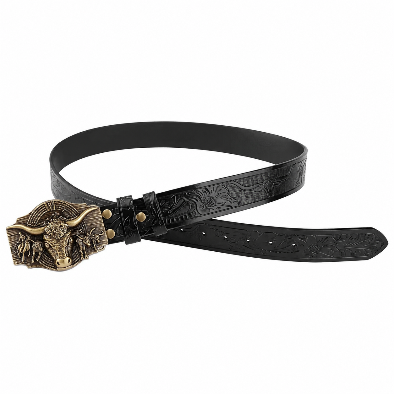 Iron Bull Genuine Leather Belt