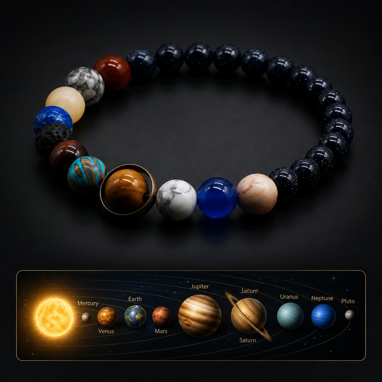 Cosmic Stone Bracelet