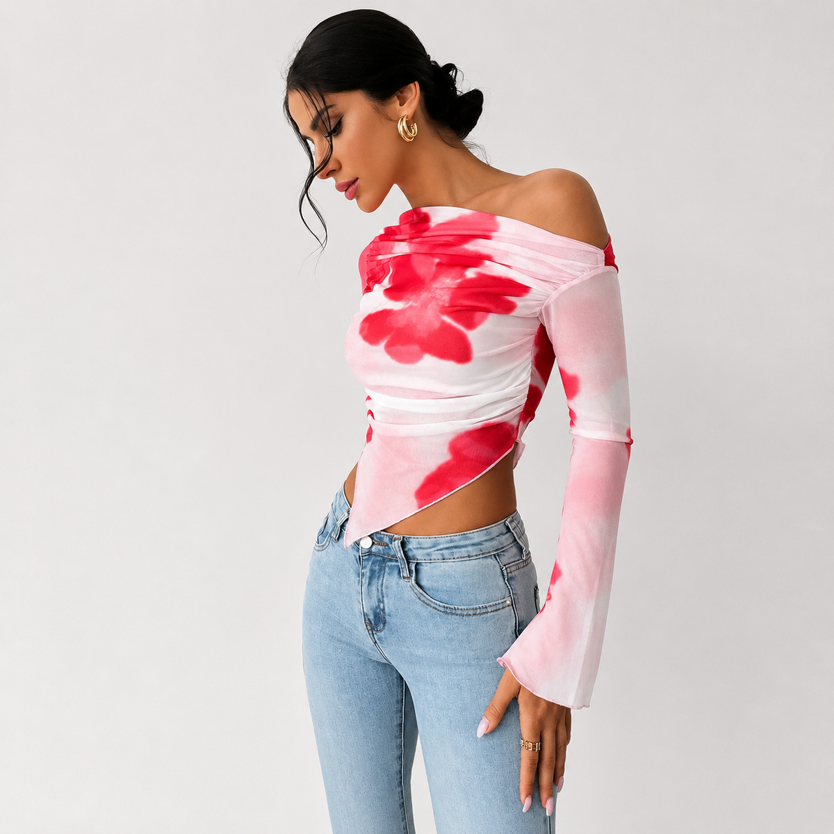 Sweet Spice Mesh Top