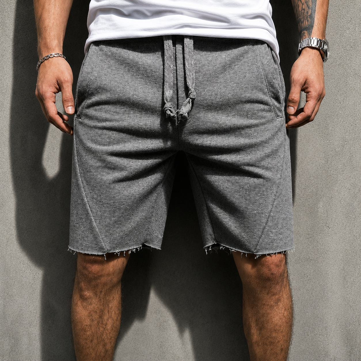 Loose Hem Lounge Shorts
