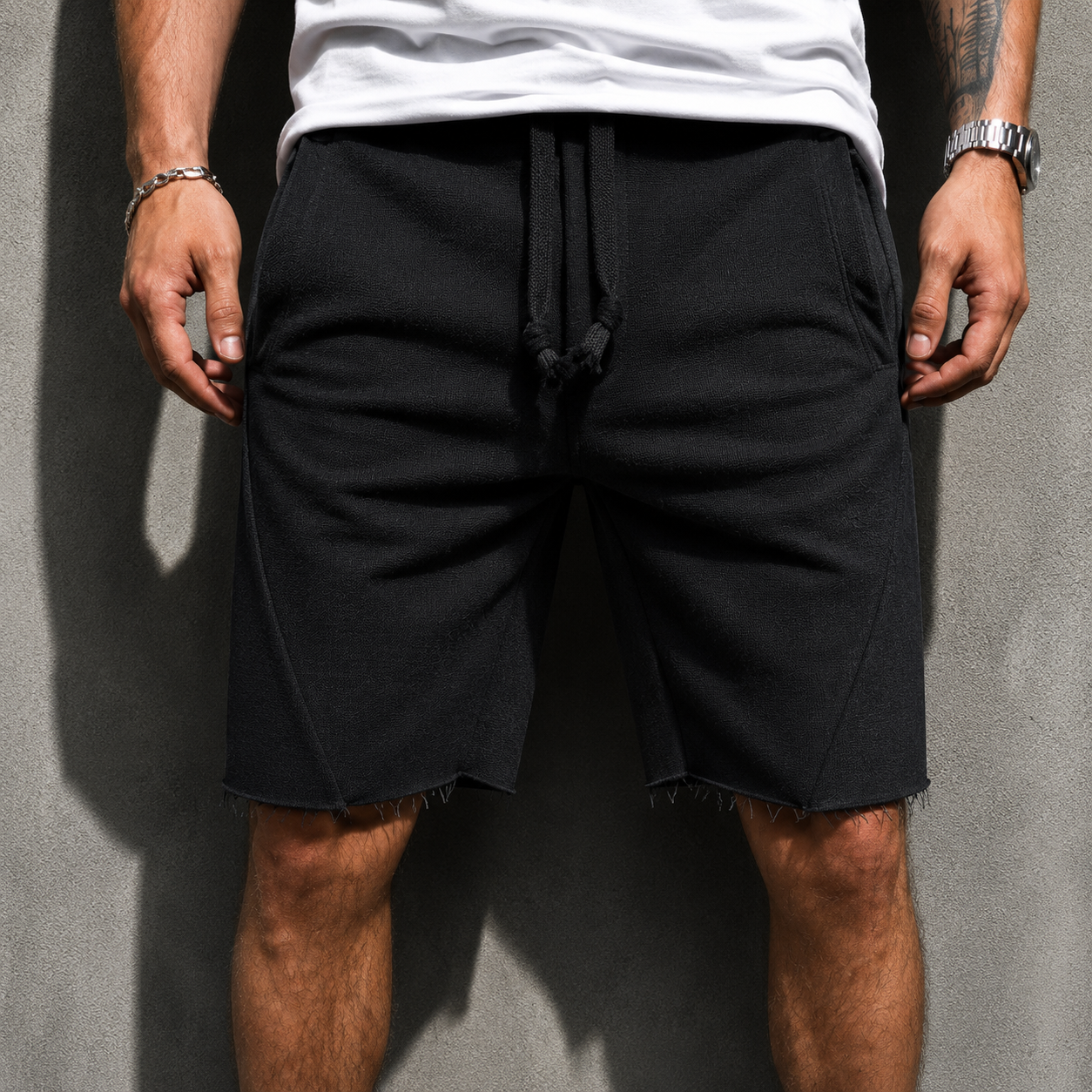 Loose Hem Lounge Shorts