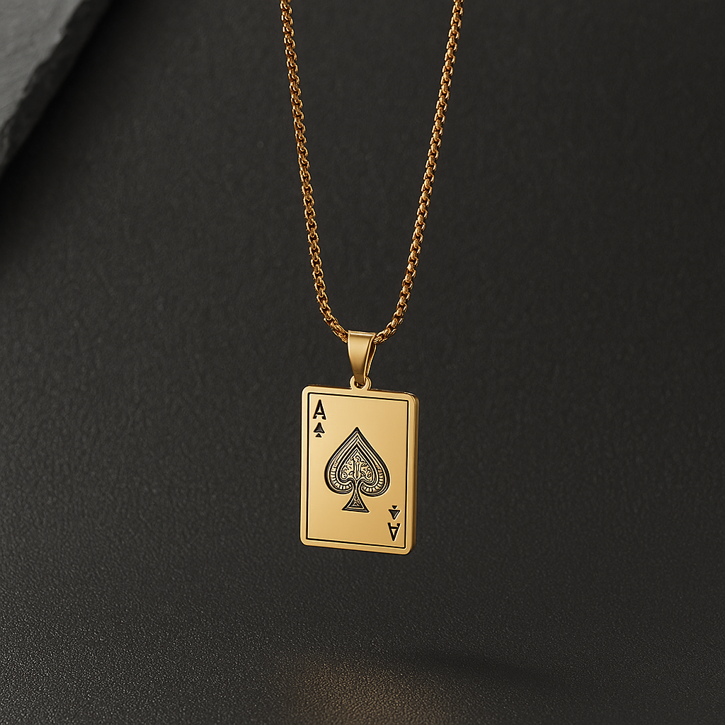 Ace of Spades Pendant